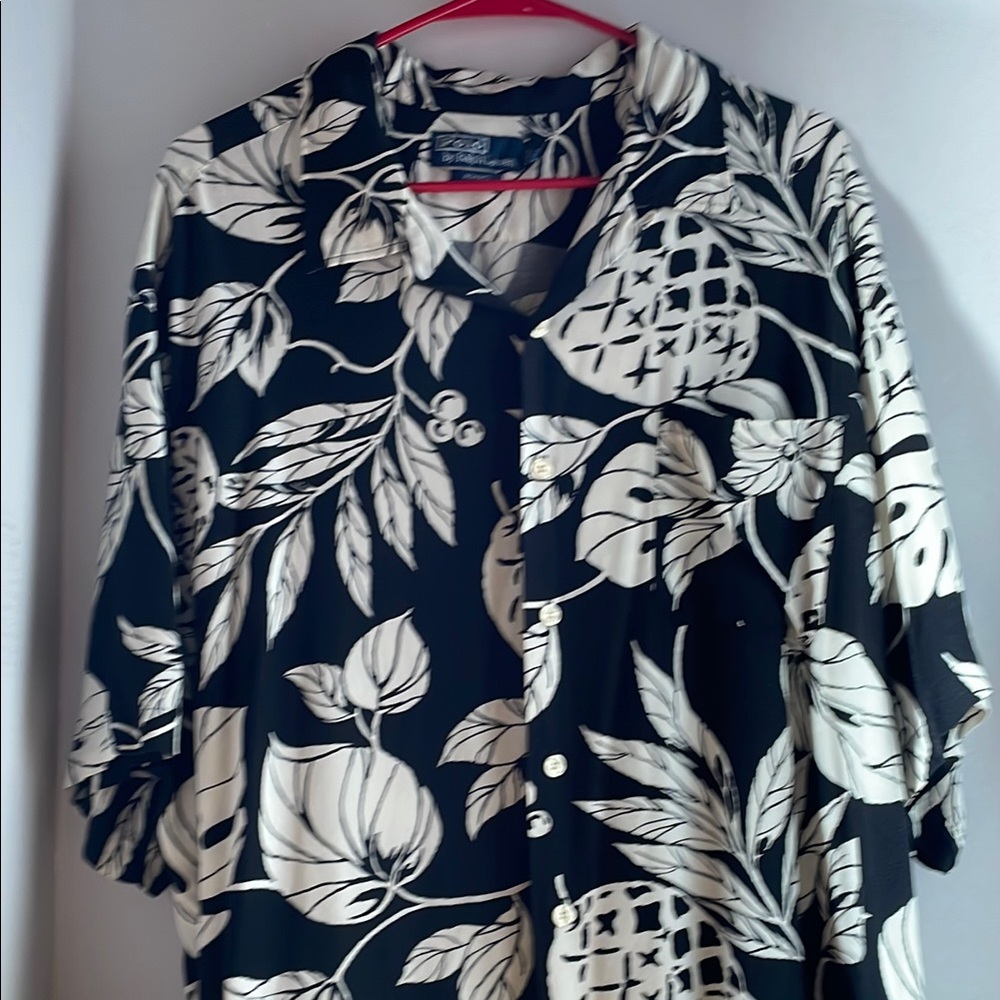 Ralph Loren Polo /Adams Vintage Hawaiian Aloha Shirt. XXL
